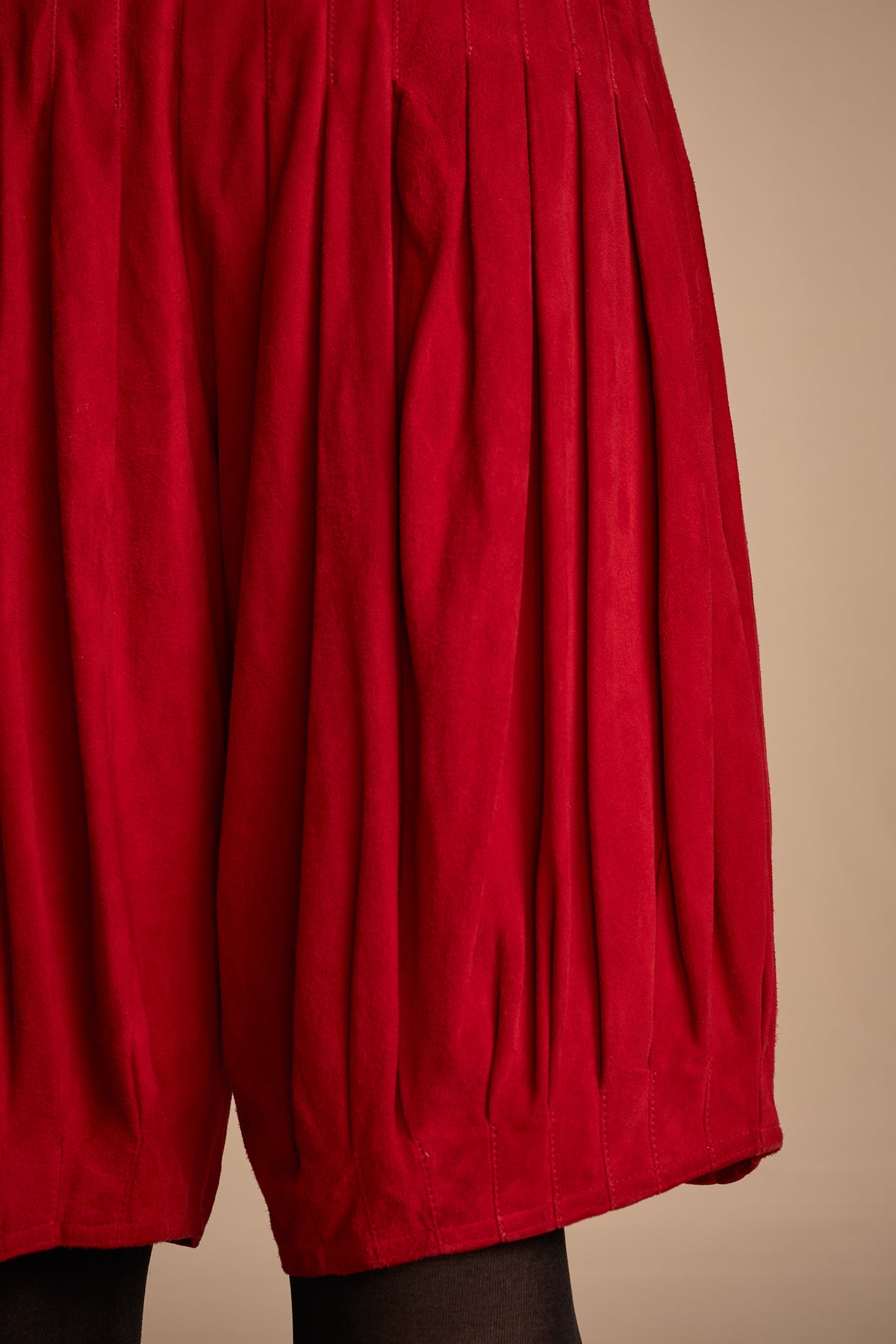 Giorgio Armani Spring/Summer 1983 Red Suede Shorts