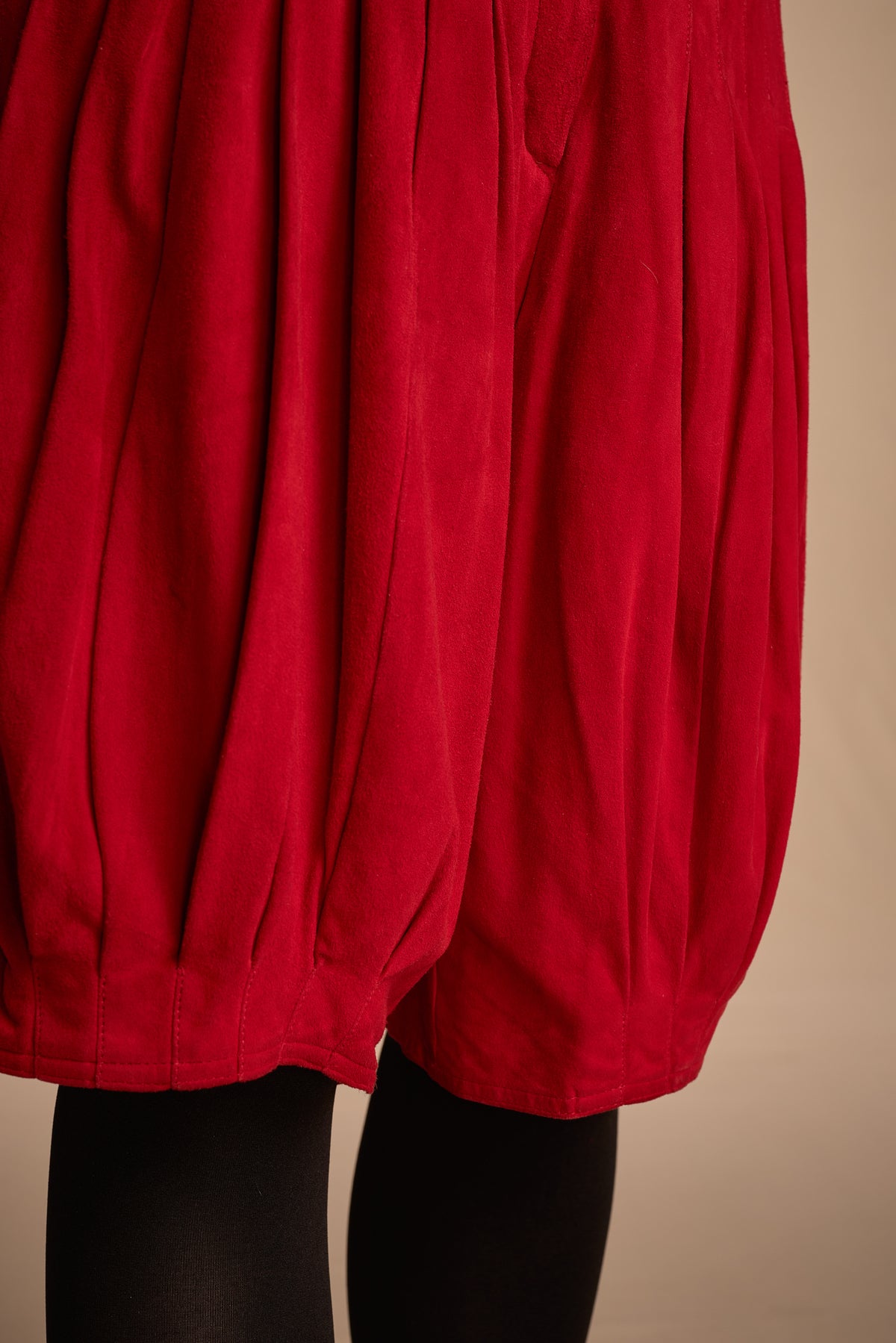 Giorgio Armani Spring/Summer 1983 Red Suede Shorts