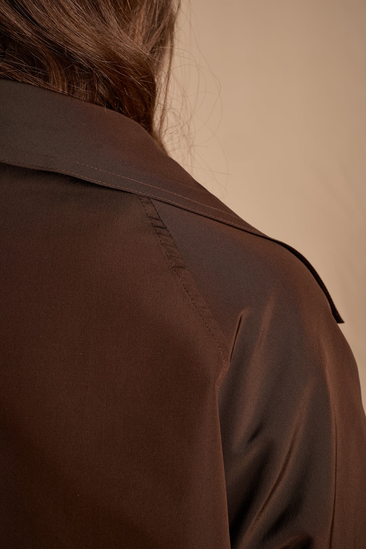 Zoran 1990s Chocolate Brown Silk Taffeta Jacket