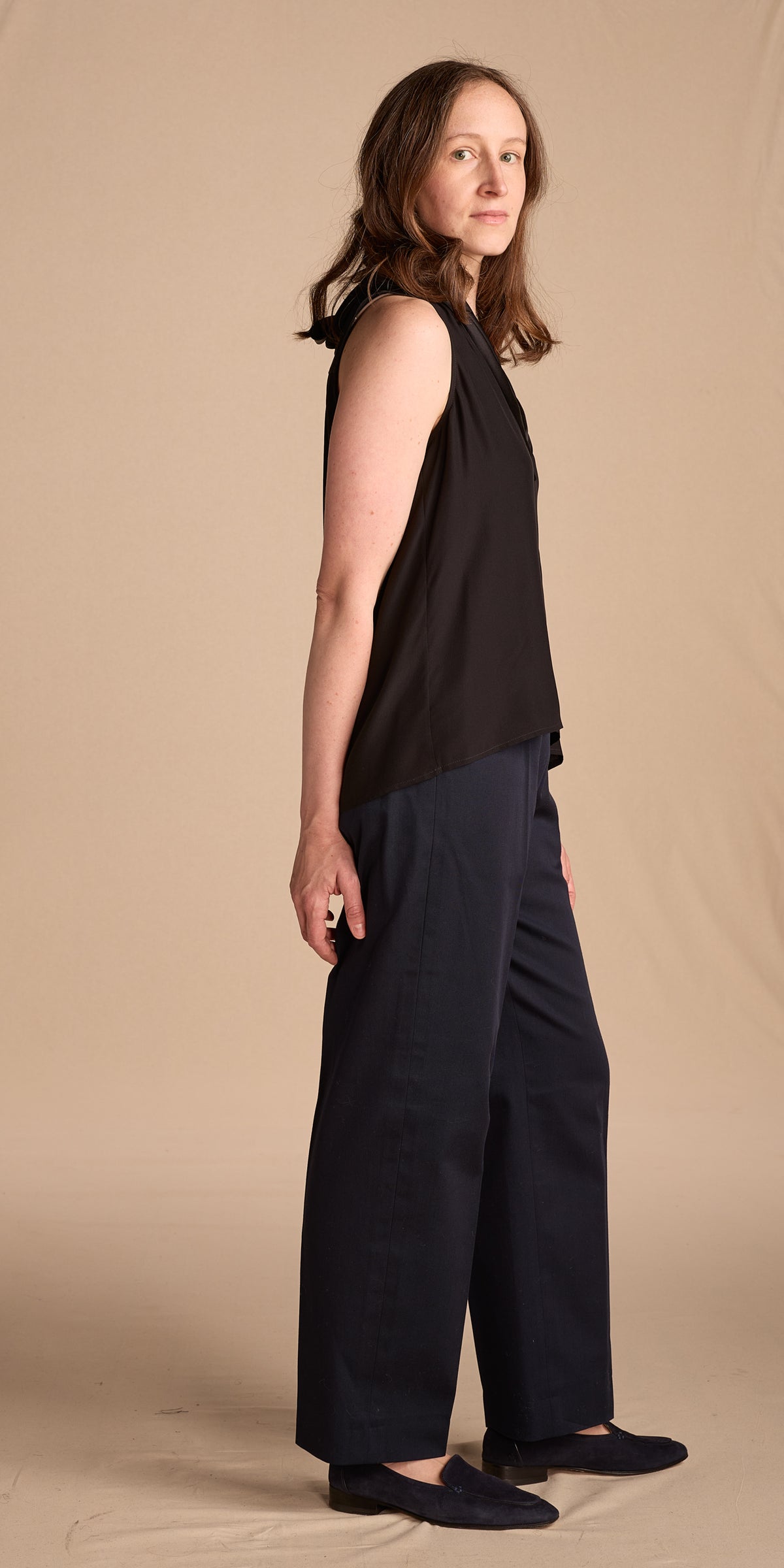 Chanel Fall 2008 Black Silk Tank Top