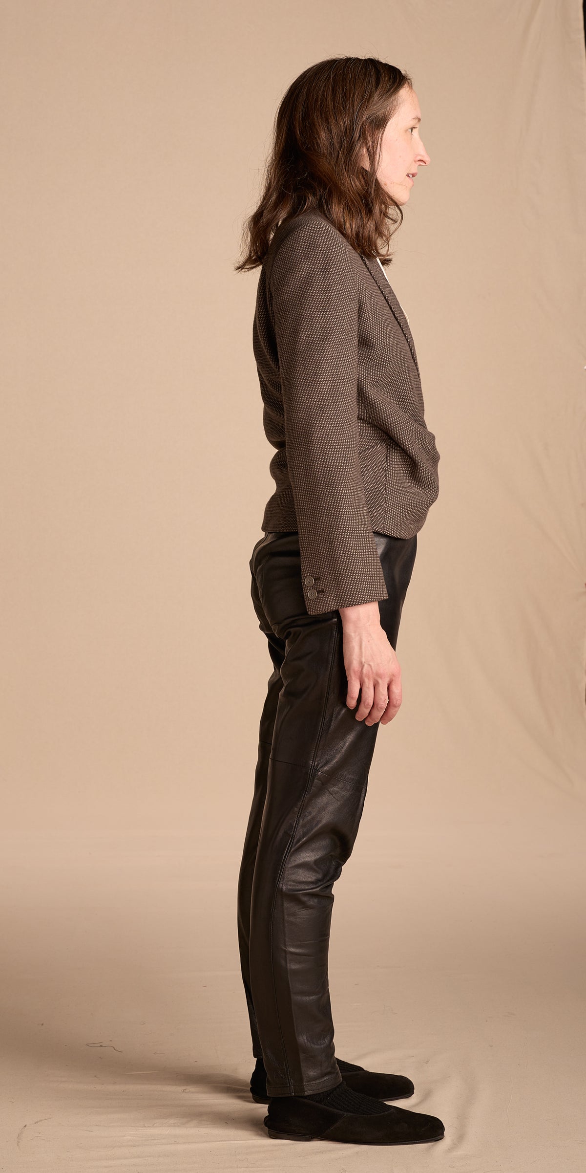 Giorgio Armani Fall/Winter 1979 Brown/Gray Wrap Jacket