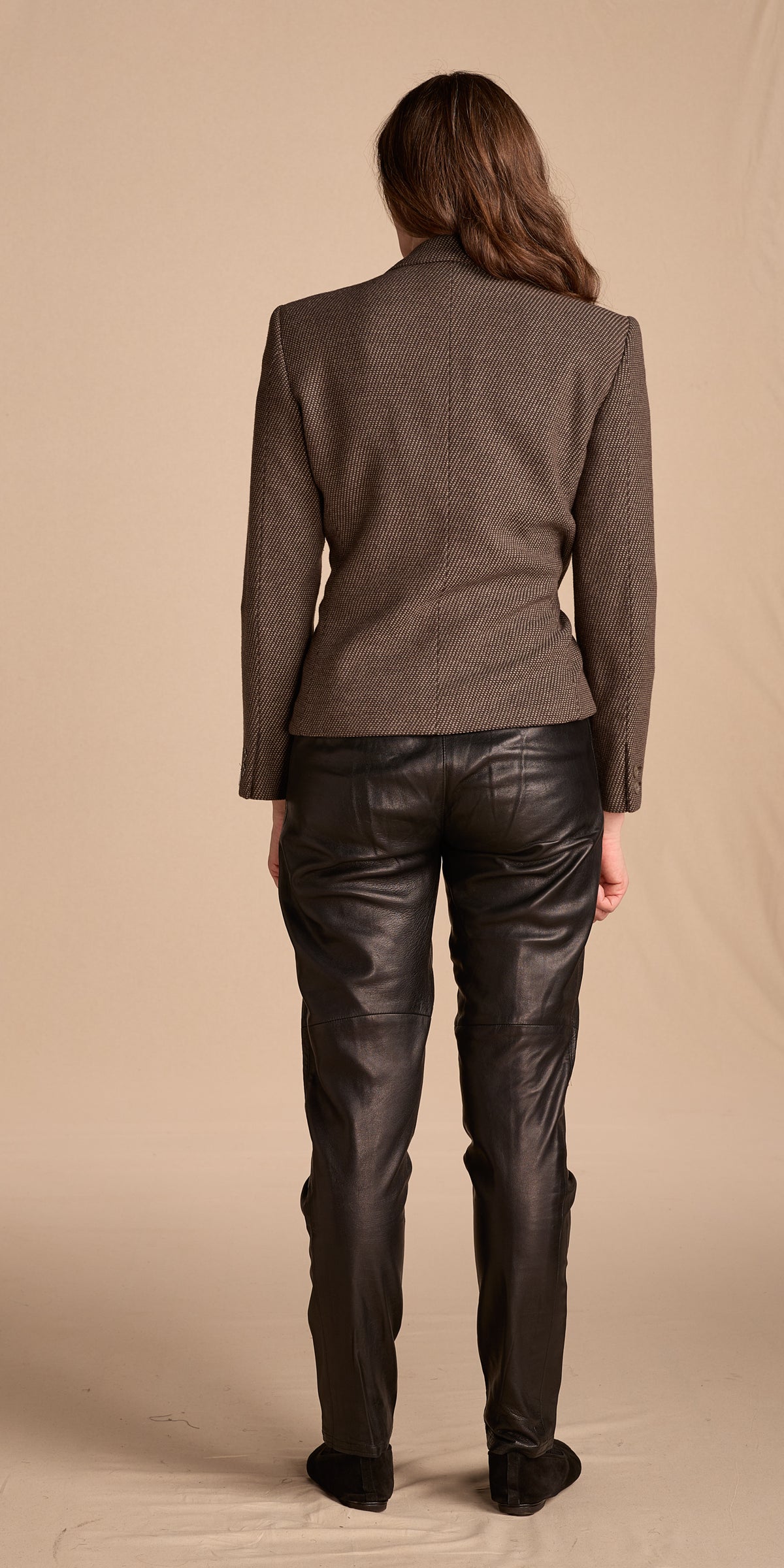 Giorgio Armani Fall/Winter 1979 Brown/Gray Wrap Jacket