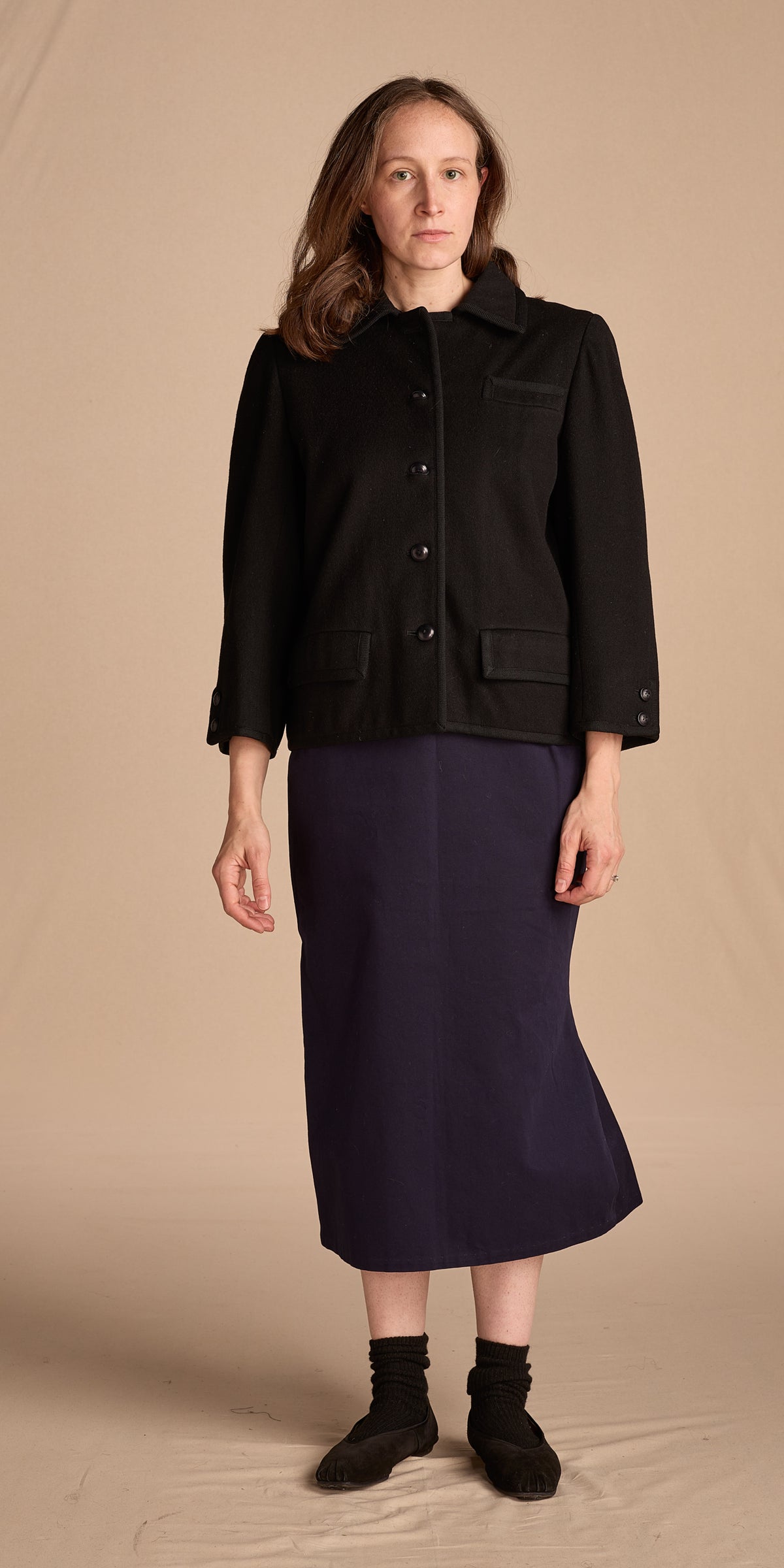 Yves Saint Laurent Fall/Winter 1982 Black Wool Jacket