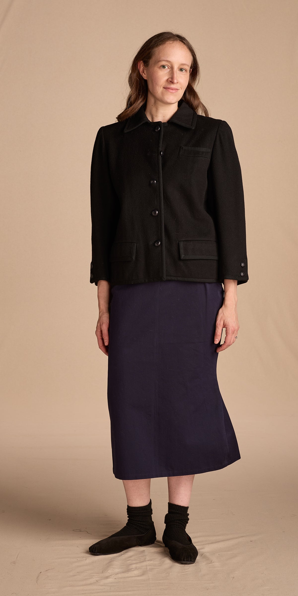 Yves Saint Laurent Fall/Winter 1982 Black Wool Jacket