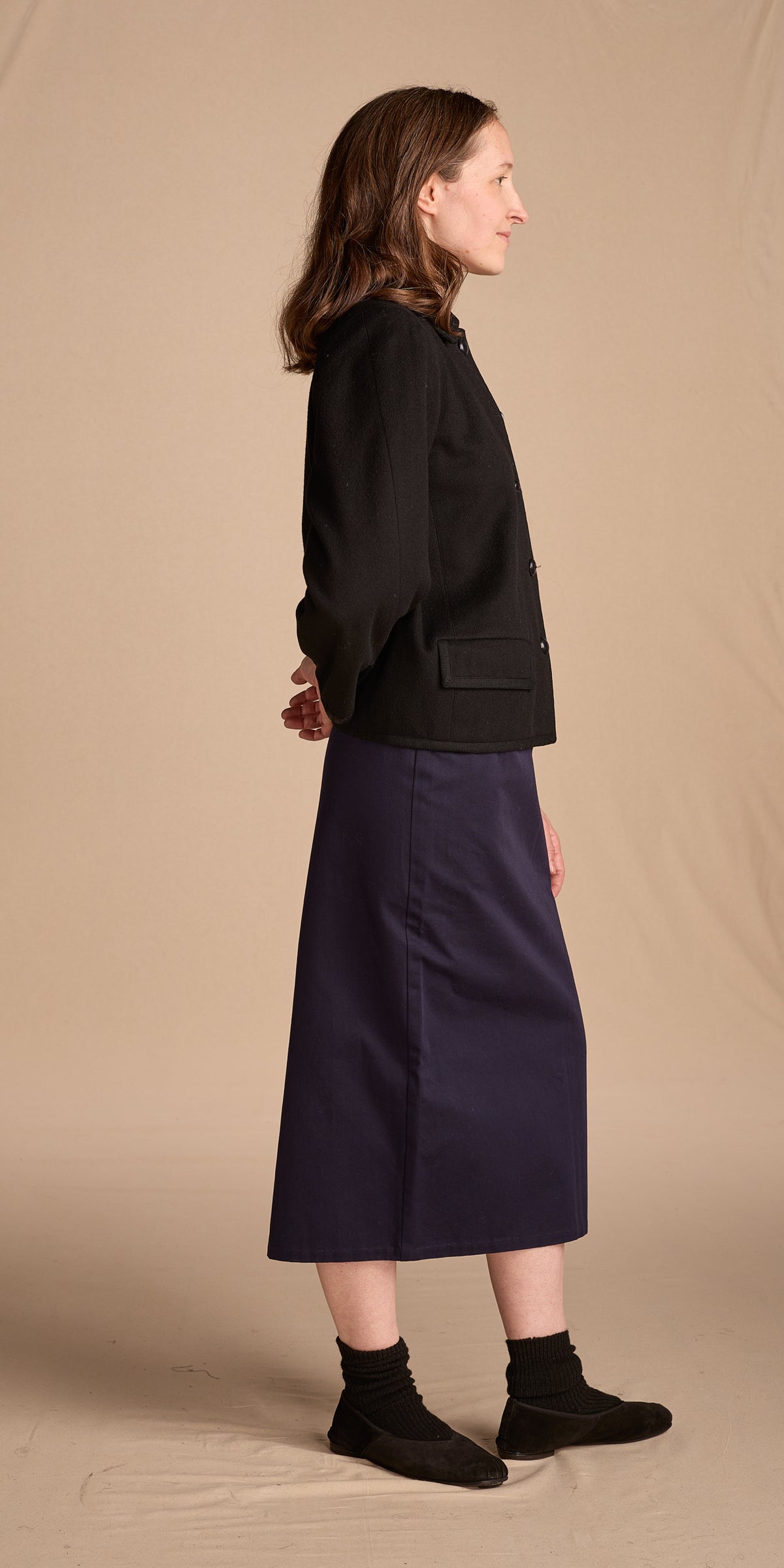 Yves Saint Laurent Fall/Winter 1982 Black Wool Jacket
