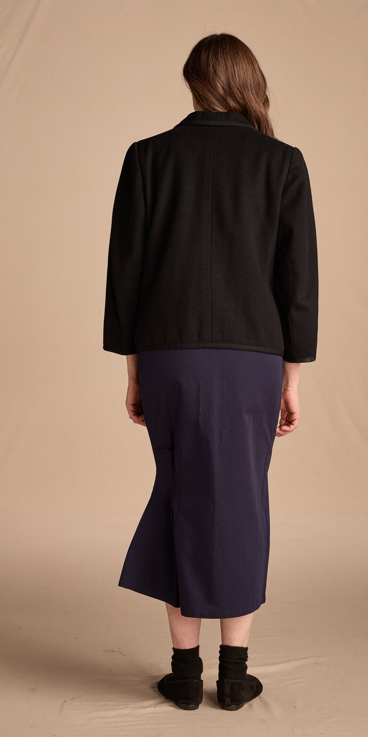 Yves Saint Laurent Fall/Winter 1982 Black Wool Jacket