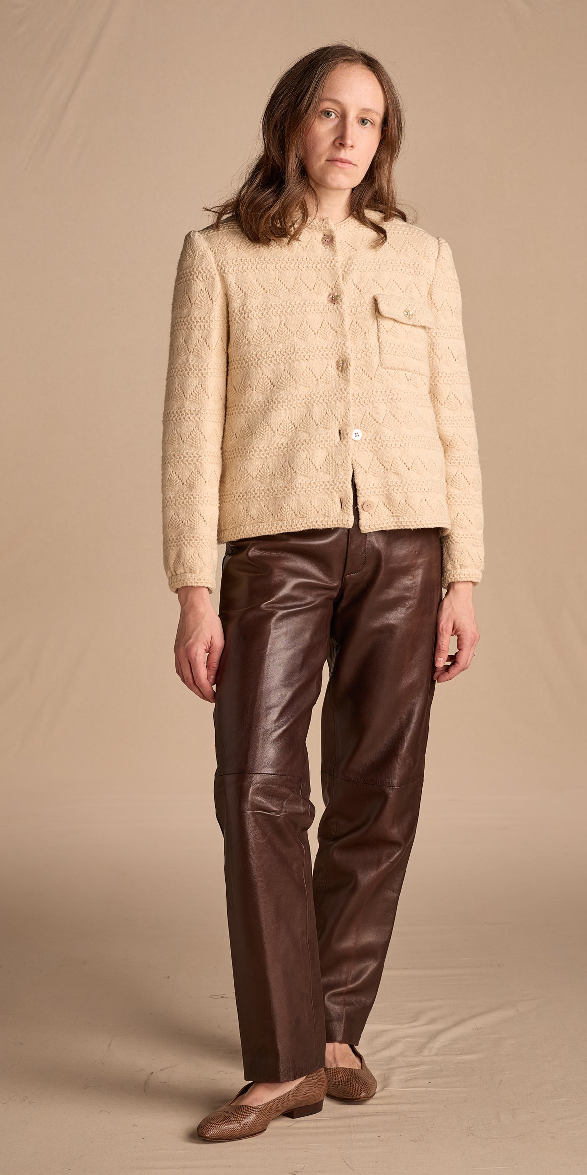 Bill Blass Fall/Winter 1980 Fur Lined Sweater