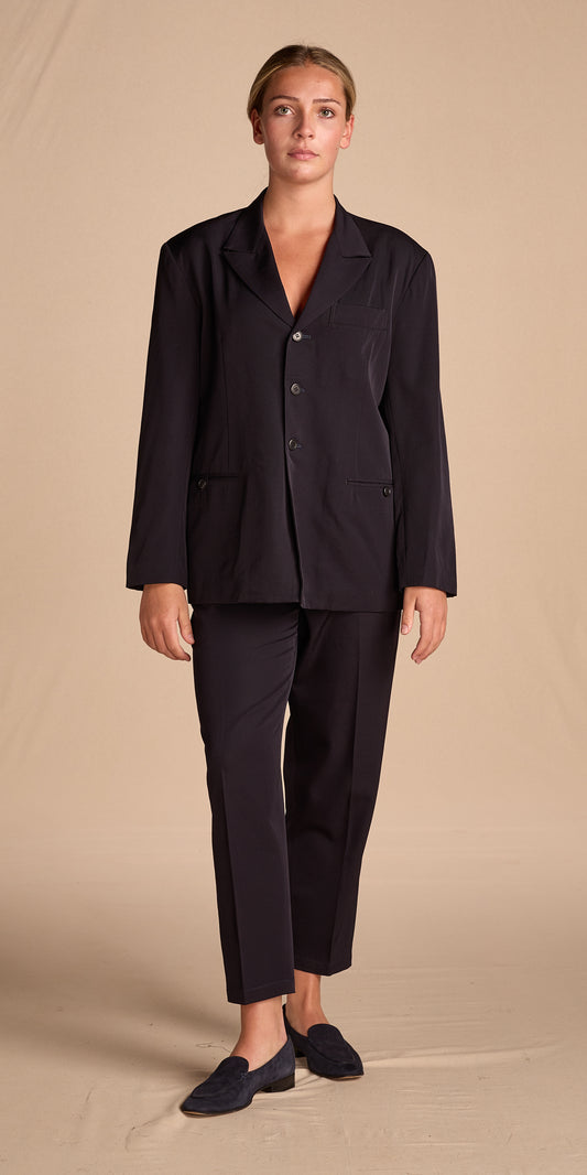 Y's by Yohji Yamamoto 1980s-1990s Navy Wool Suit