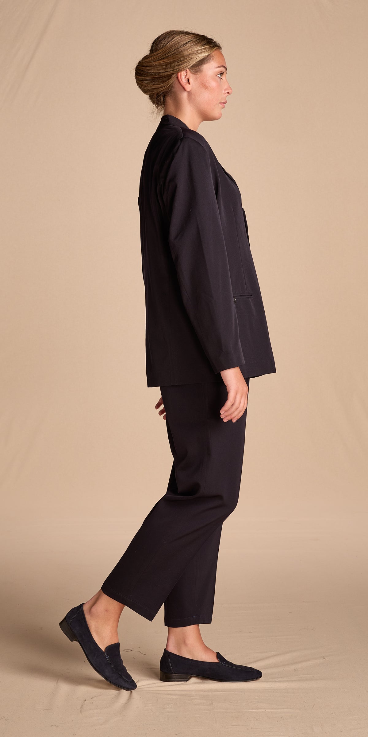 Y's by Yohji Yamamoto 1980s-1990s Navy Wool Suit