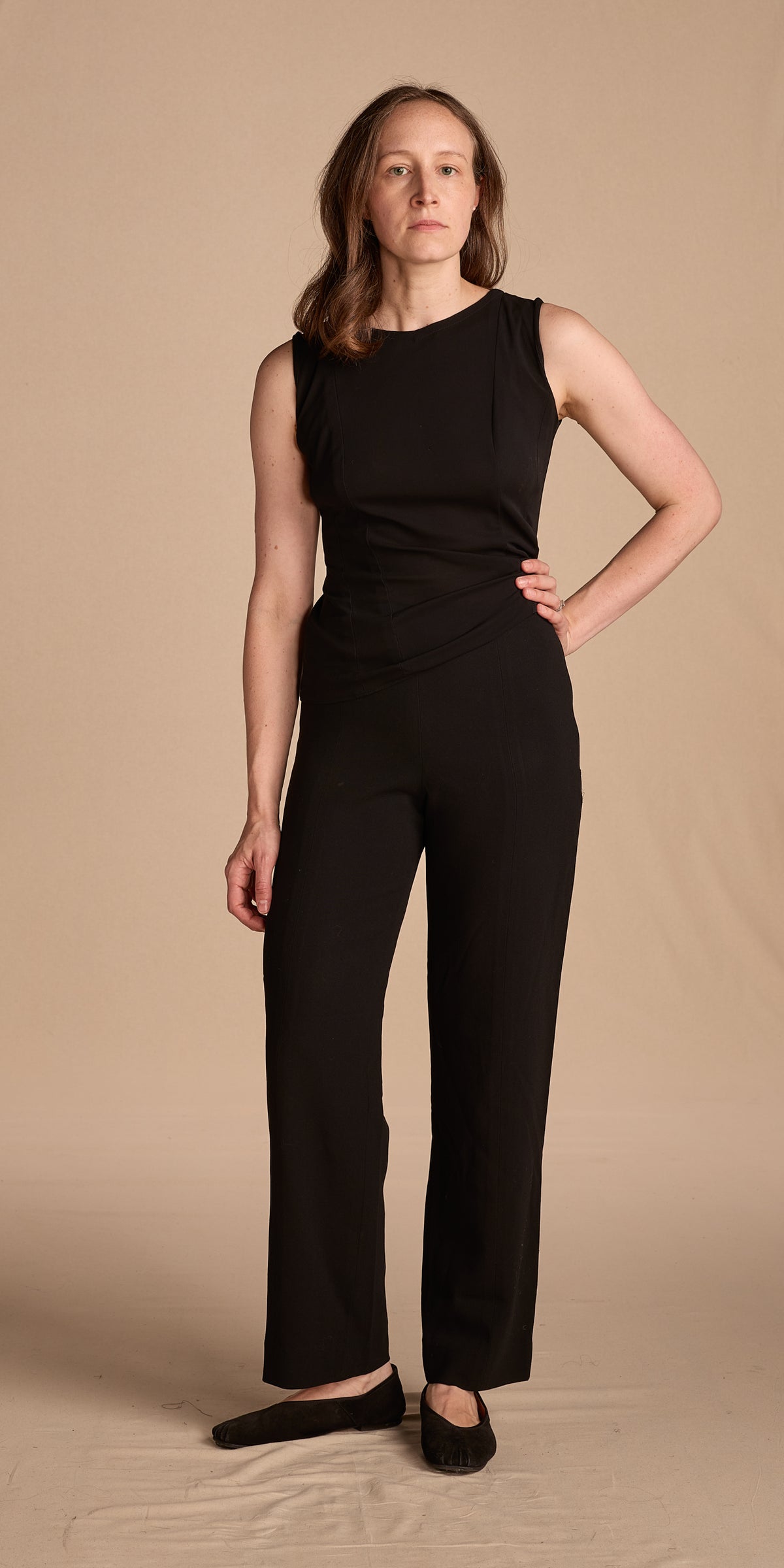 Chanel Cruise 2000 Black Wool Pants