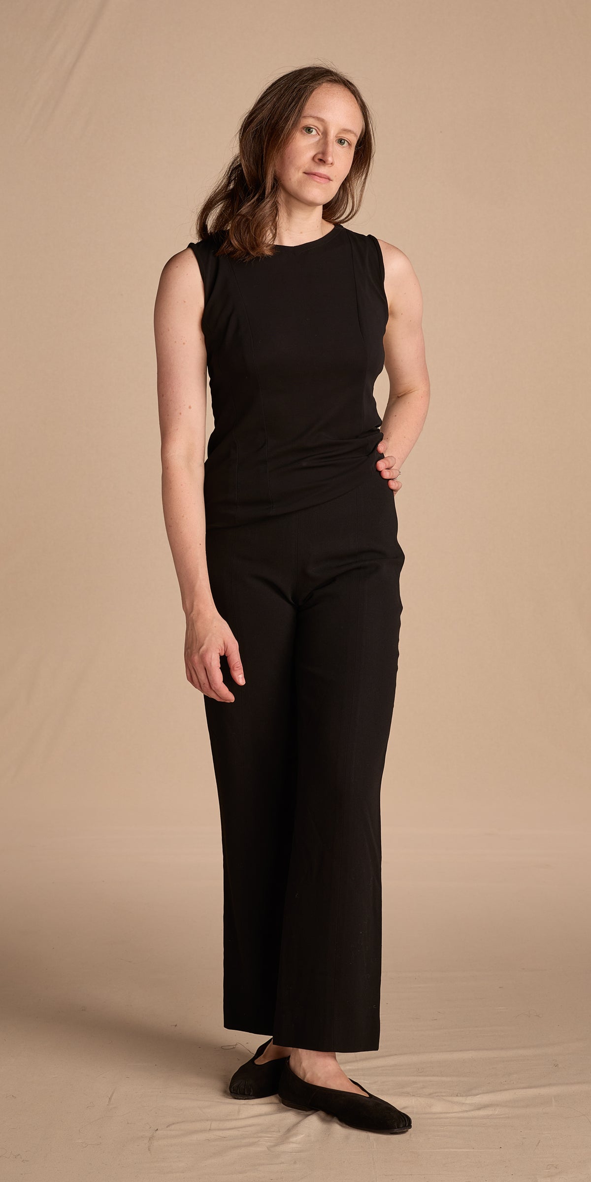 Chanel Cruise 2000 Black Wool Pants