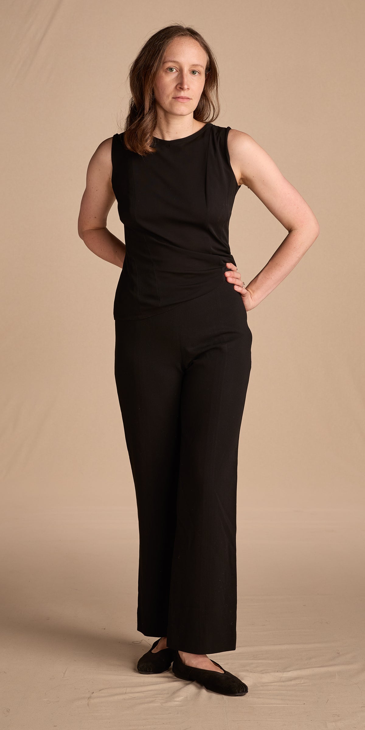Chanel Cruise 2000 Black Wool Pants