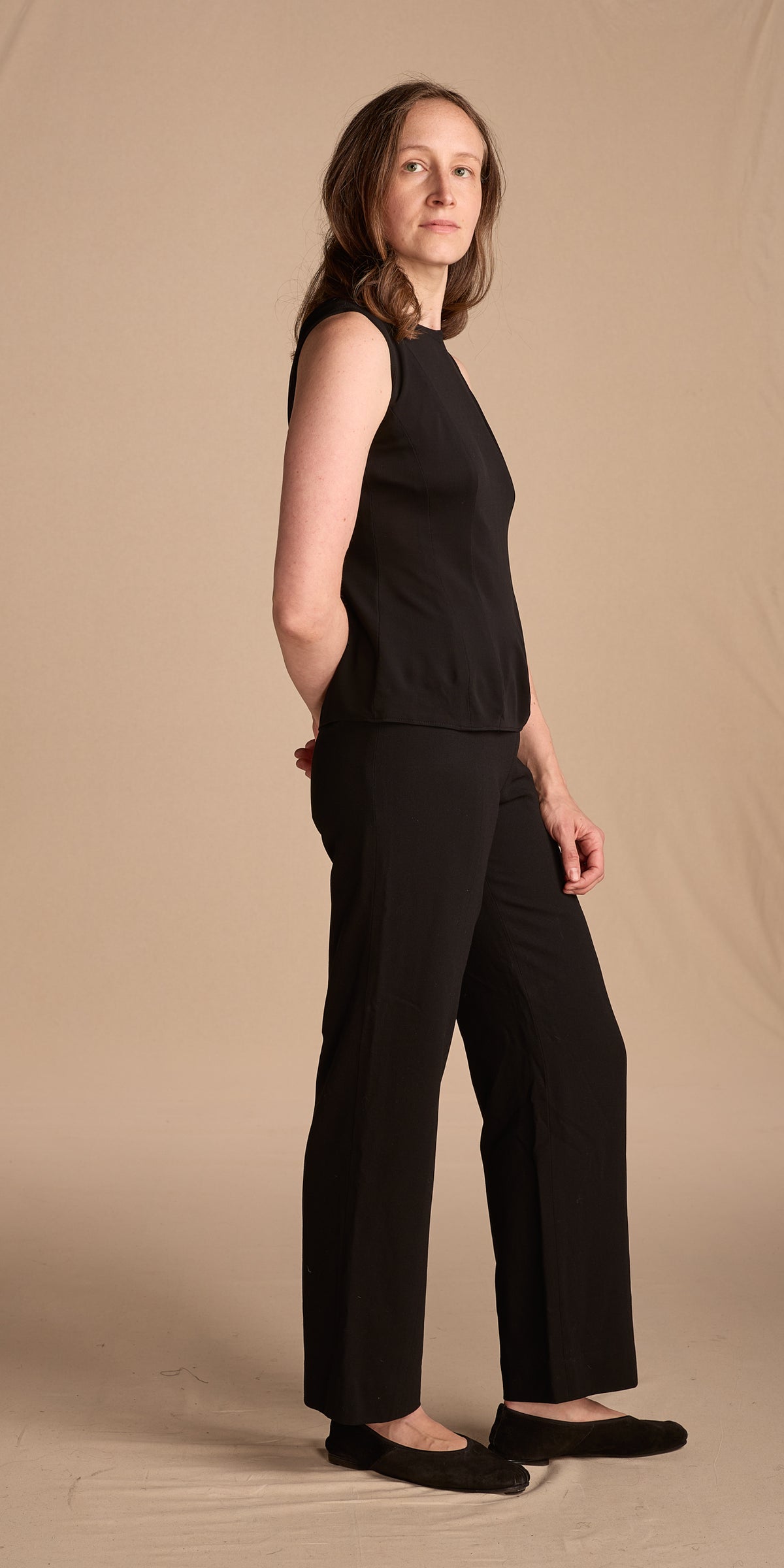 Chanel Cruise 2000 Black Wool Pants