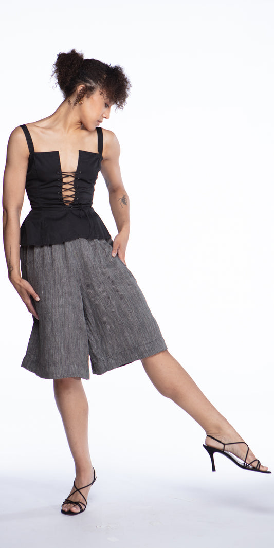Krizia linen shorts