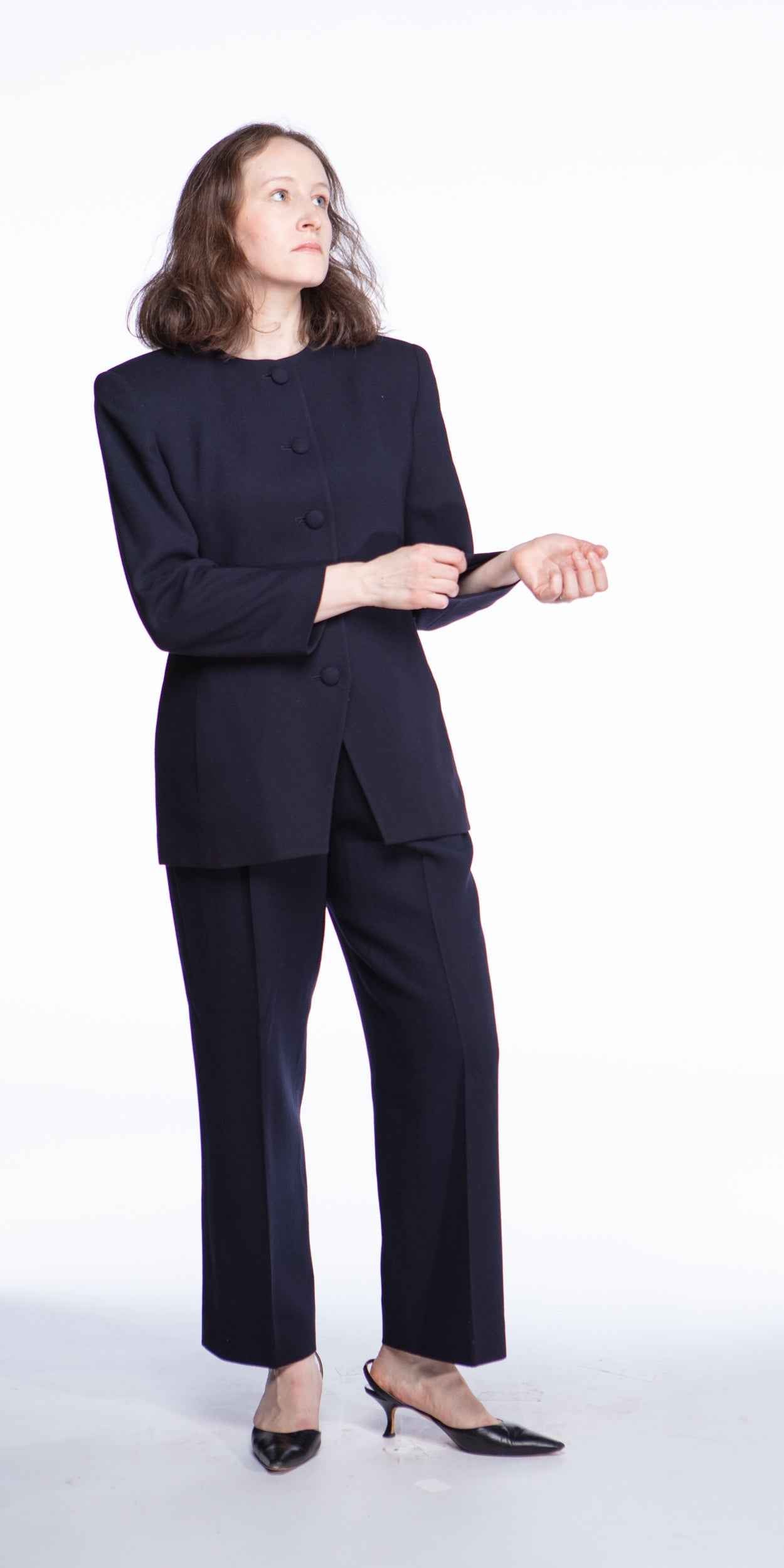 Christian Dior 1980s worsted wool suit
