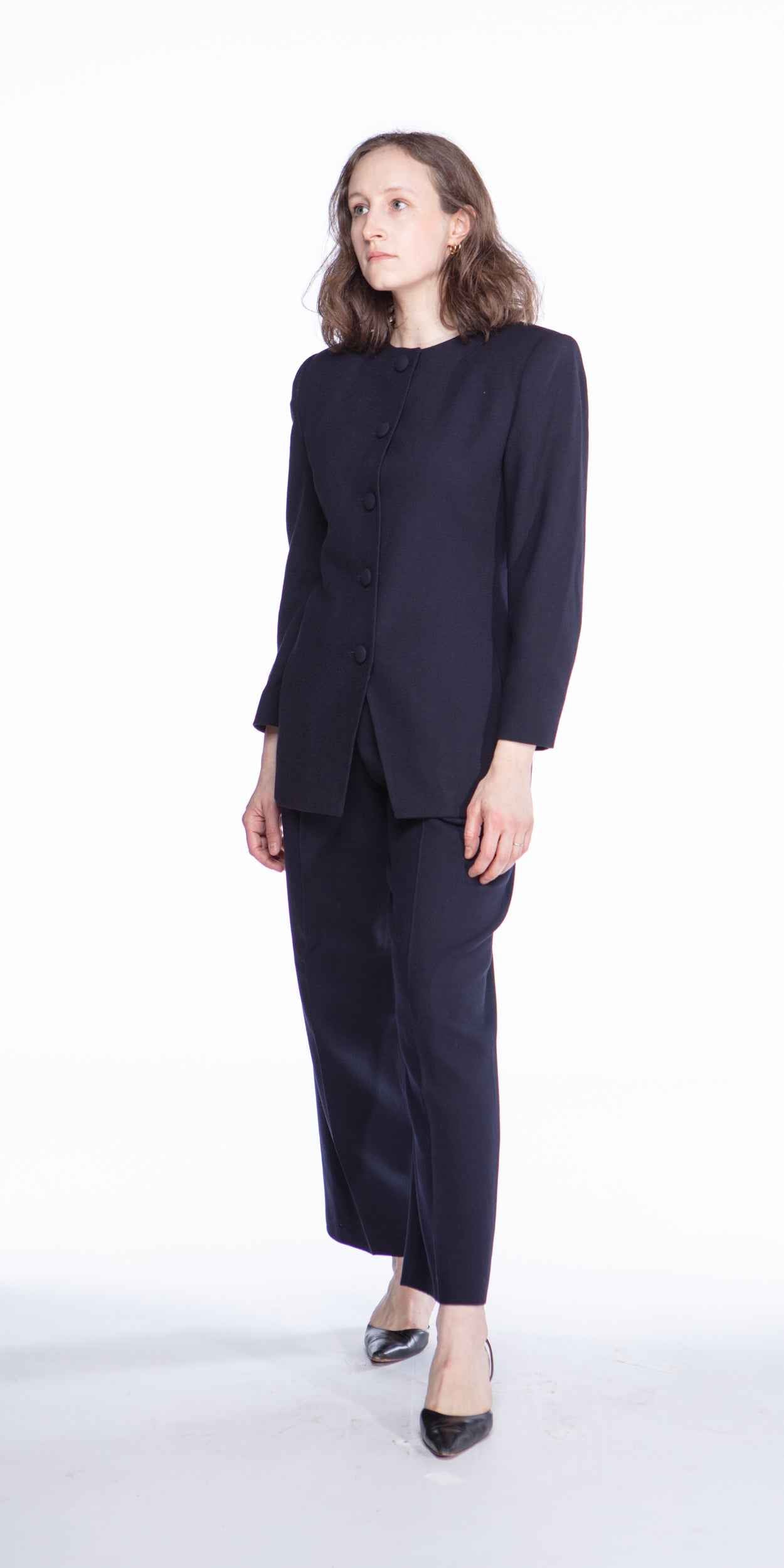 Christian Dior 1980s worsted wool suit