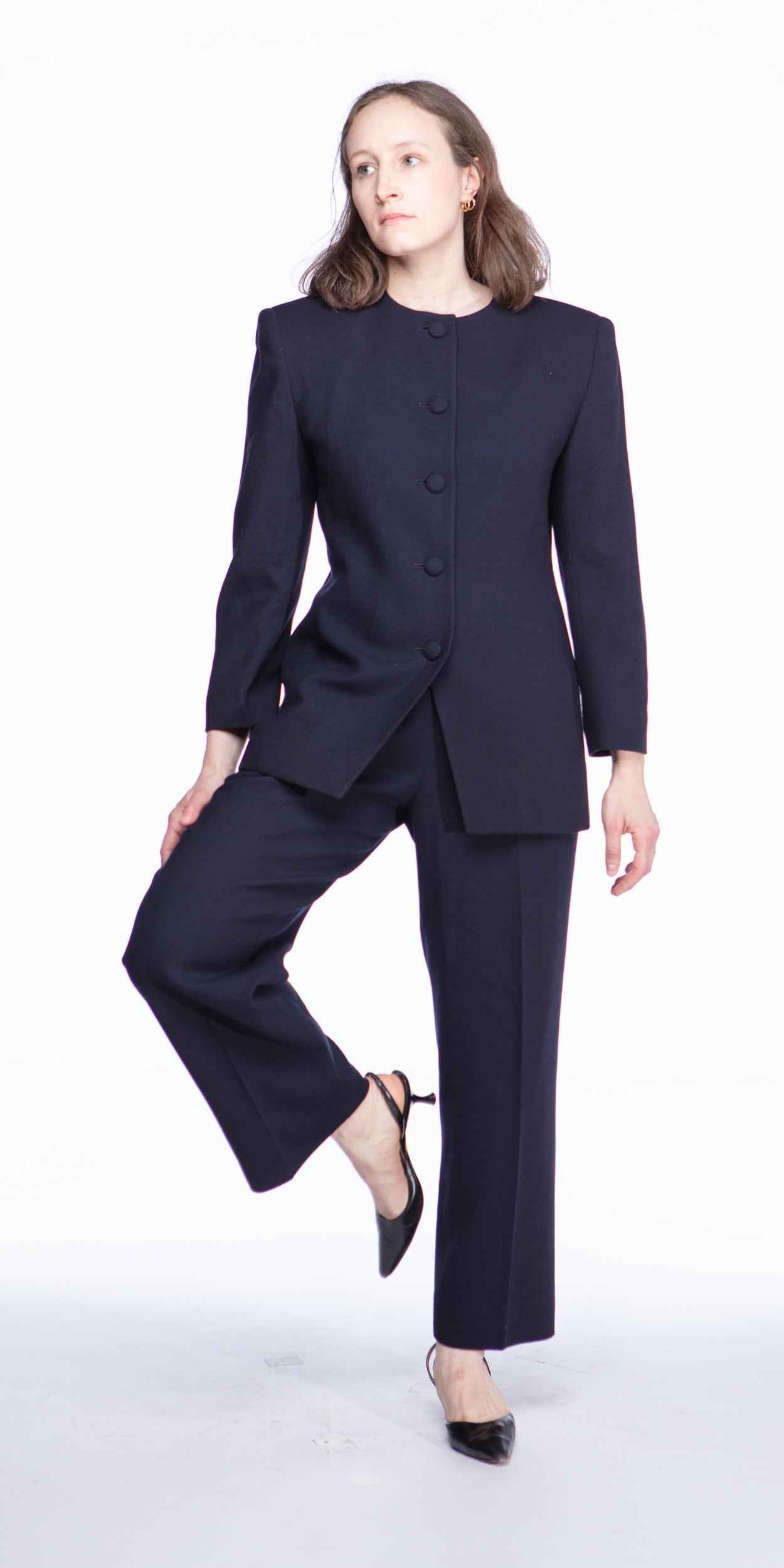 Christian Dior 1980s worsted wool suit