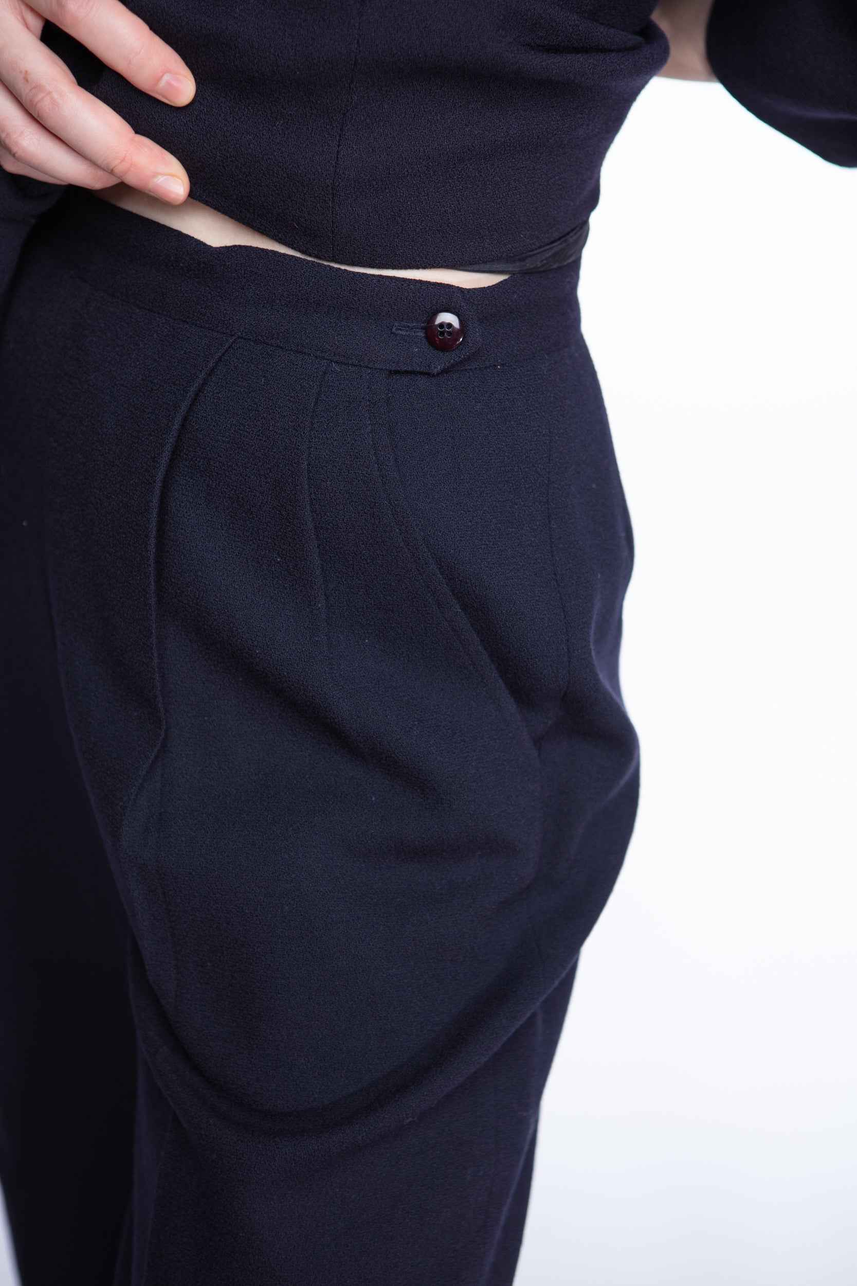 Christian Dior 1980s worsted wool suit