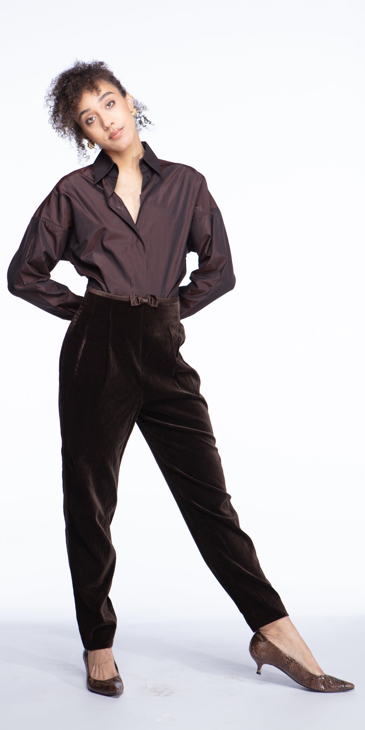 Yves Saint Laurent silk-cotton shirt