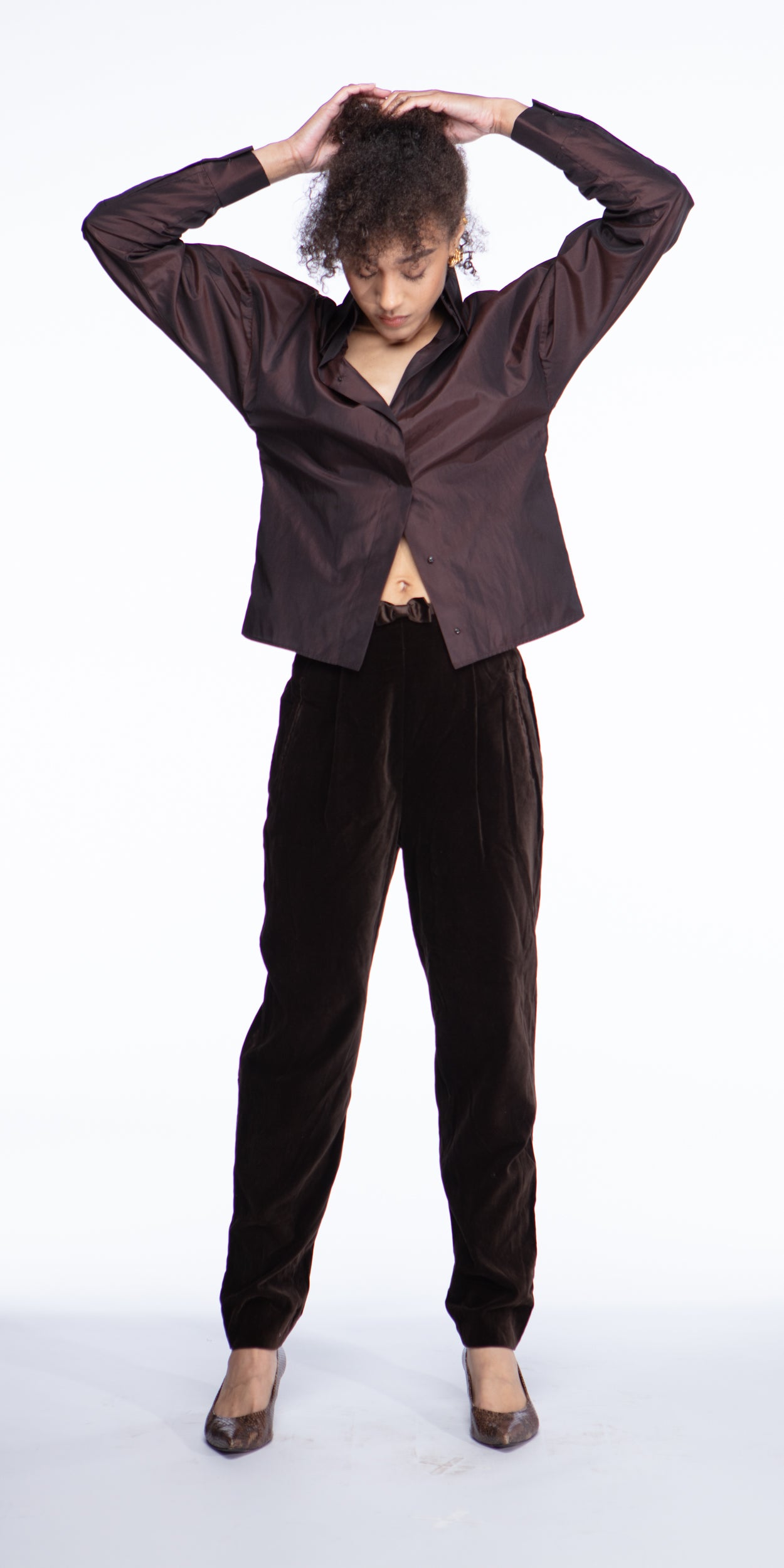 Yves Saint Laurent silk-cotton shirt