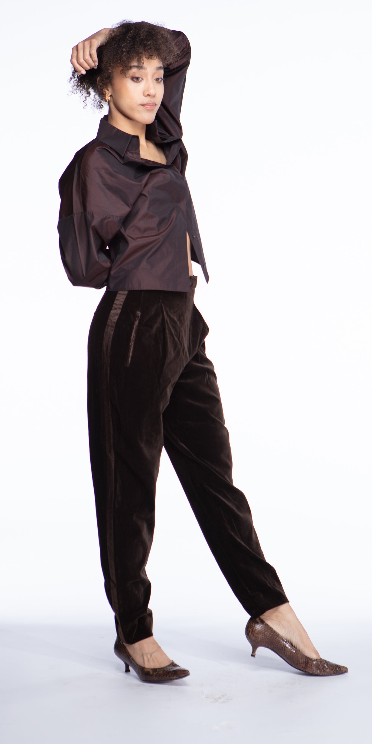 Yves Saint Laurent silk-cotton shirt