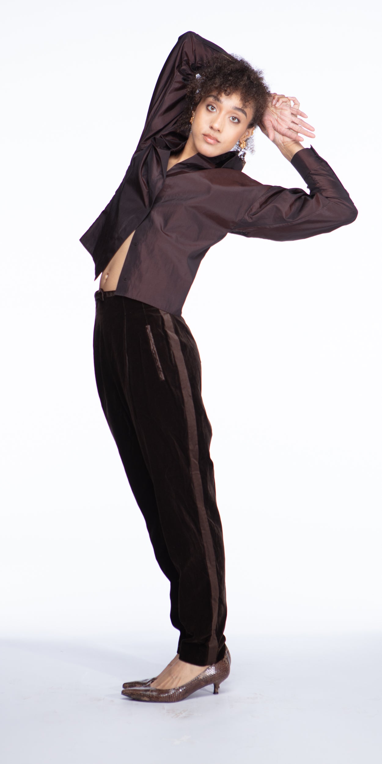 Yves Saint Laurent silk-cotton shirt