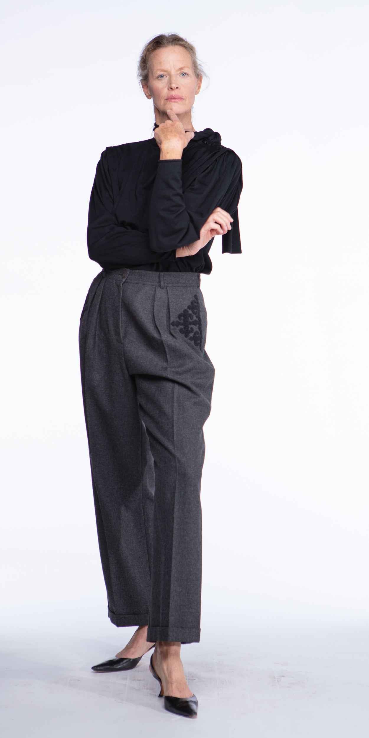 Valentino wool trouser pants