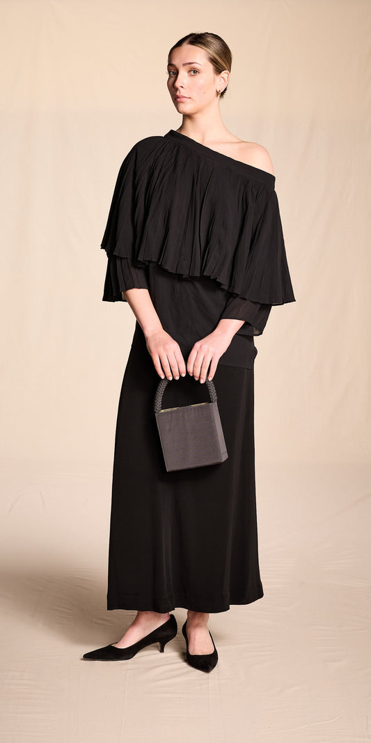Giorgio Armani 2000s Black Evening Bag