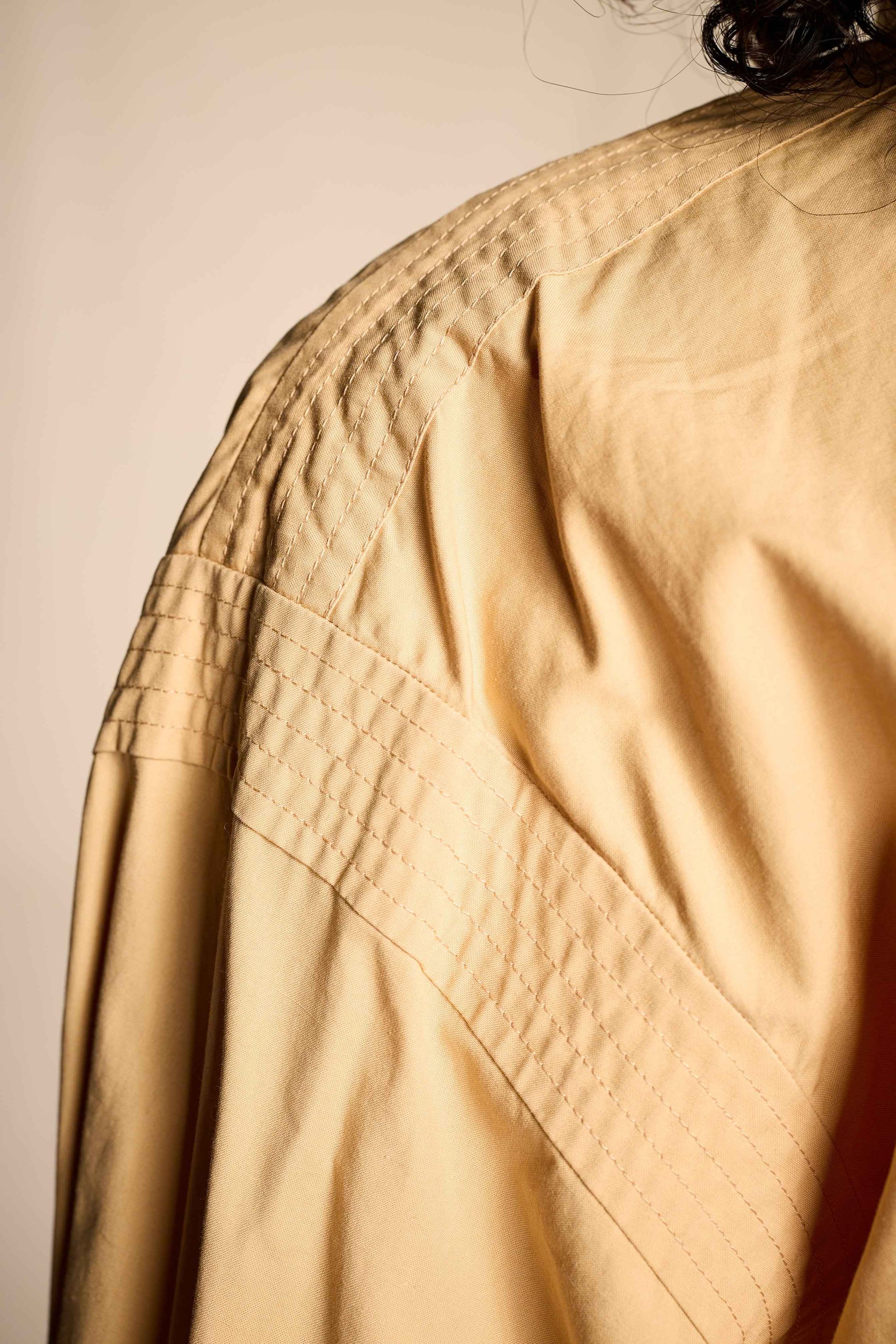 Yves Saint Laurent Spring/Summer 1978 Khaki Cotton Suit Ensemble