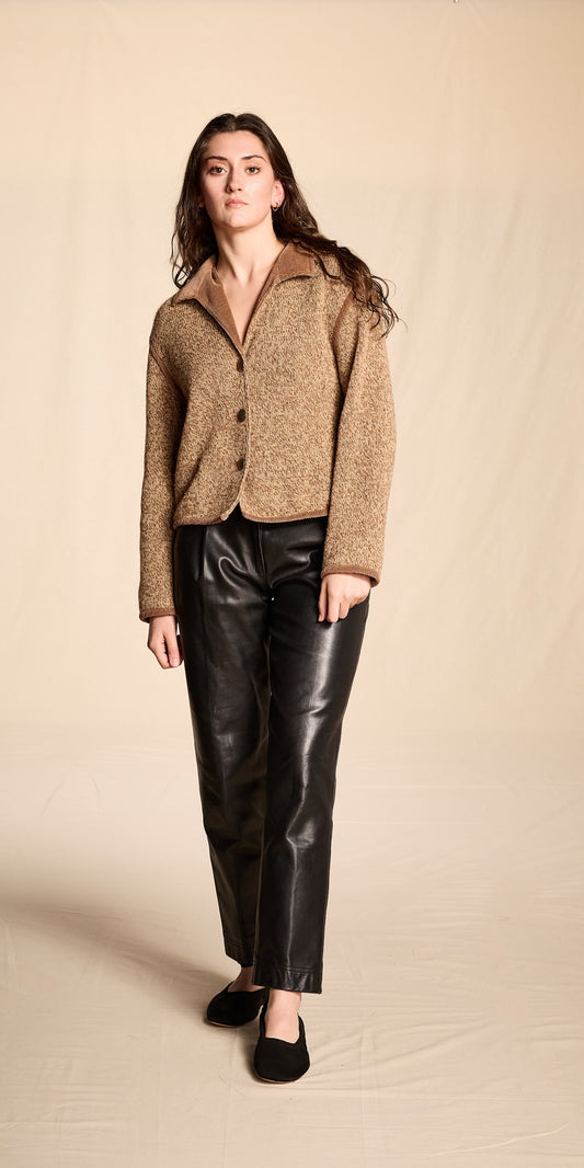 Yves Saint Laurent 1980s Black Leather Pants