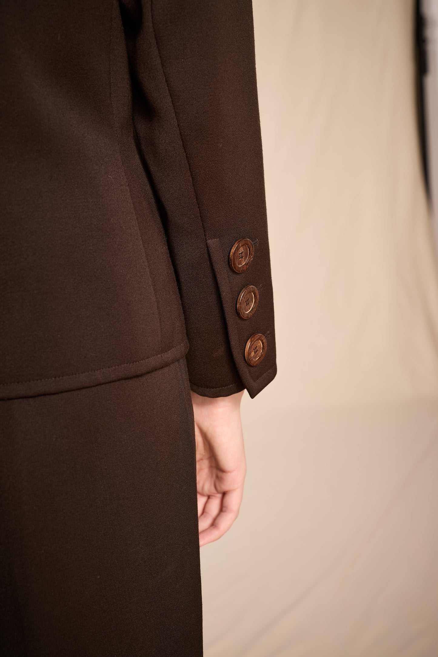 Yves Saint Laurent 1990s Chocolate Brown Pantsuit