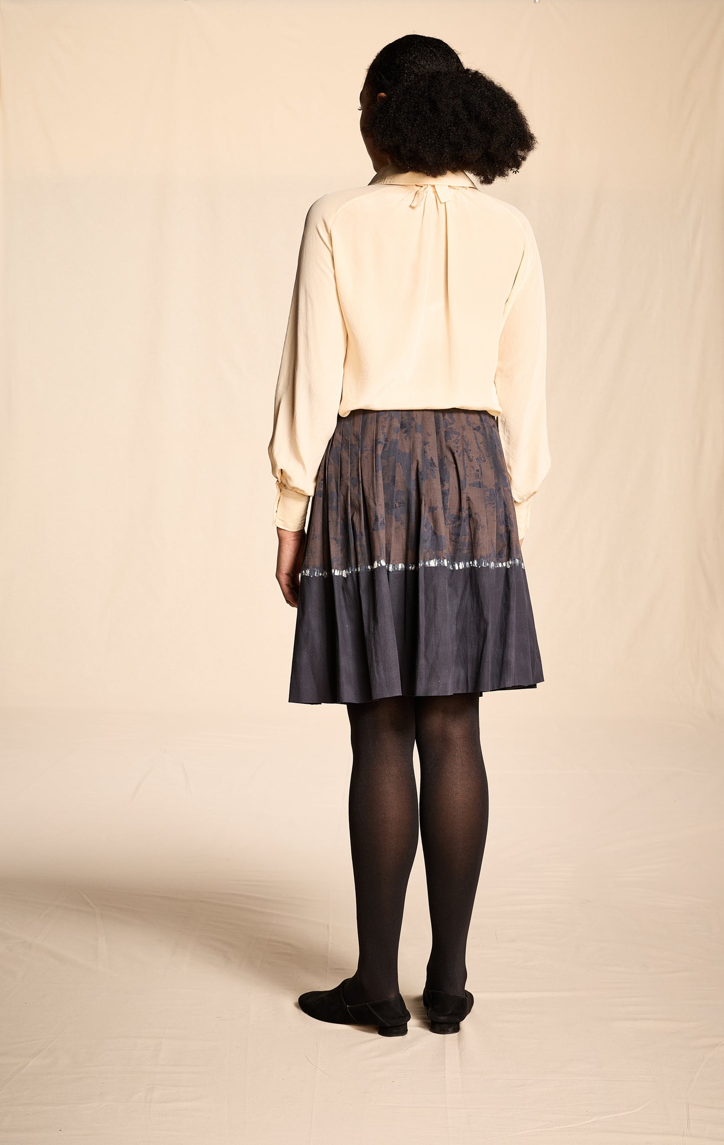 Prada Spring-Summer 2004 Cotton-Blend Dip Dyed Skirt