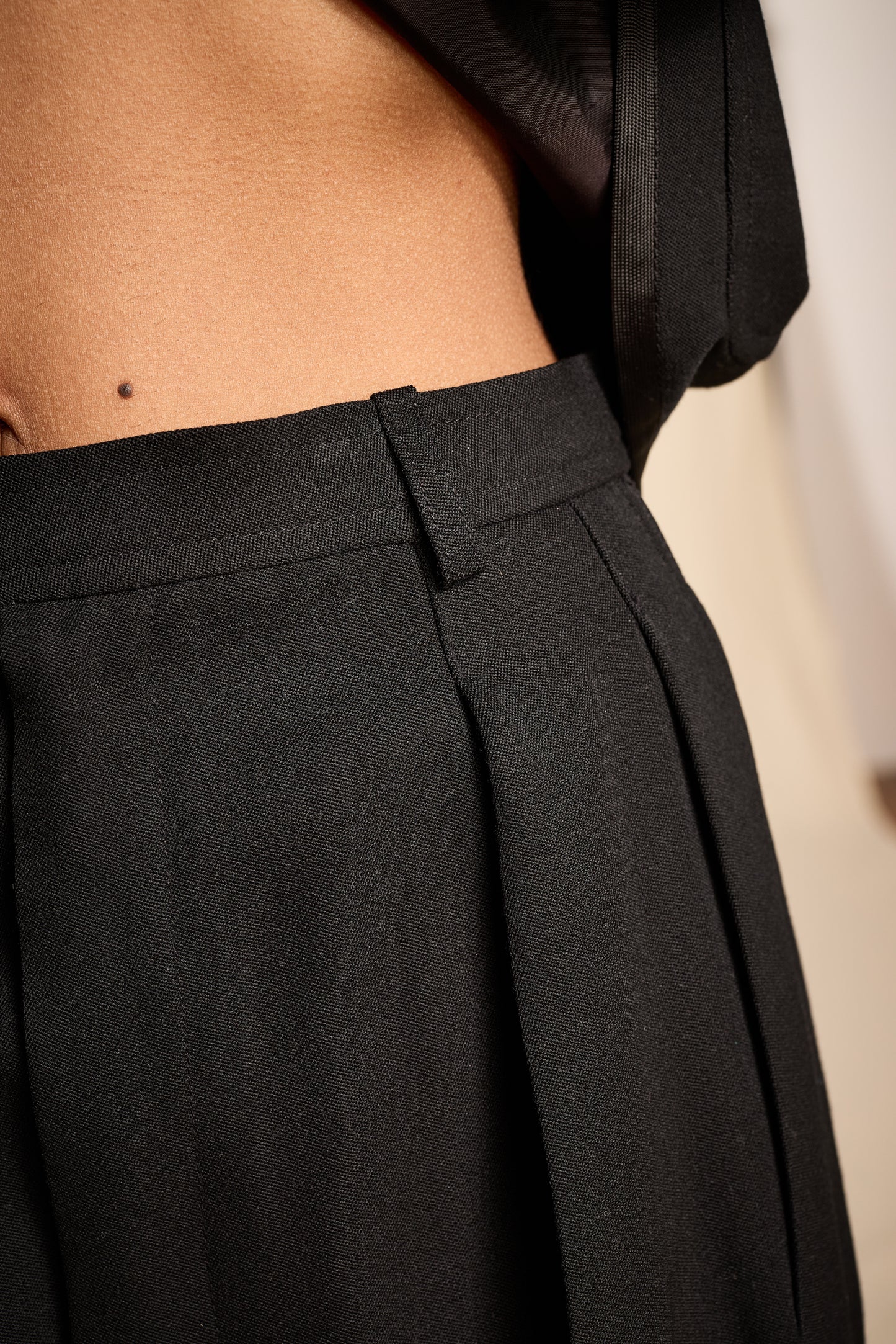 Yves Saint Laurent 1970s Black Wool Velvet and Ribbon Trimmed Jacket and Pants