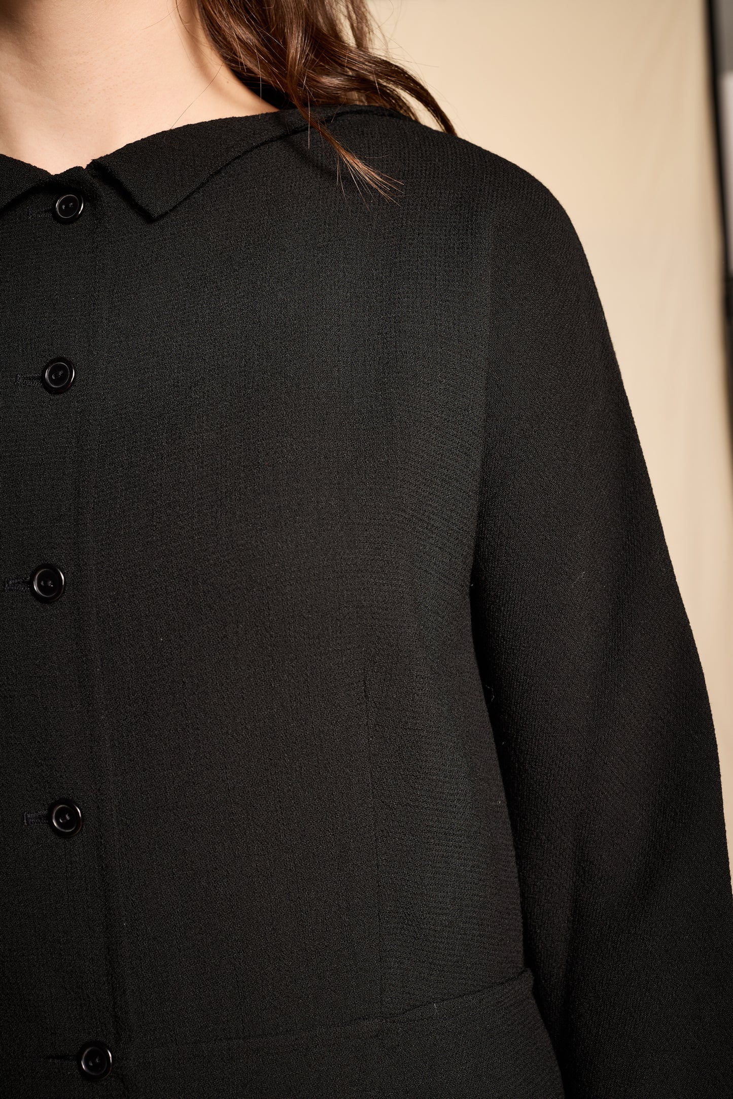 Geoffrey Beene Fall/Winter 1998 Crepe Fitted Evening Jacket