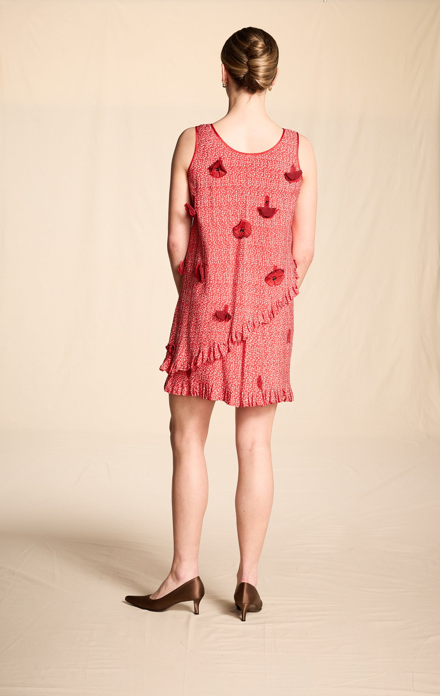 Geoffrey Beene Spring/Summer 1983 Cherry Silk Ensemble