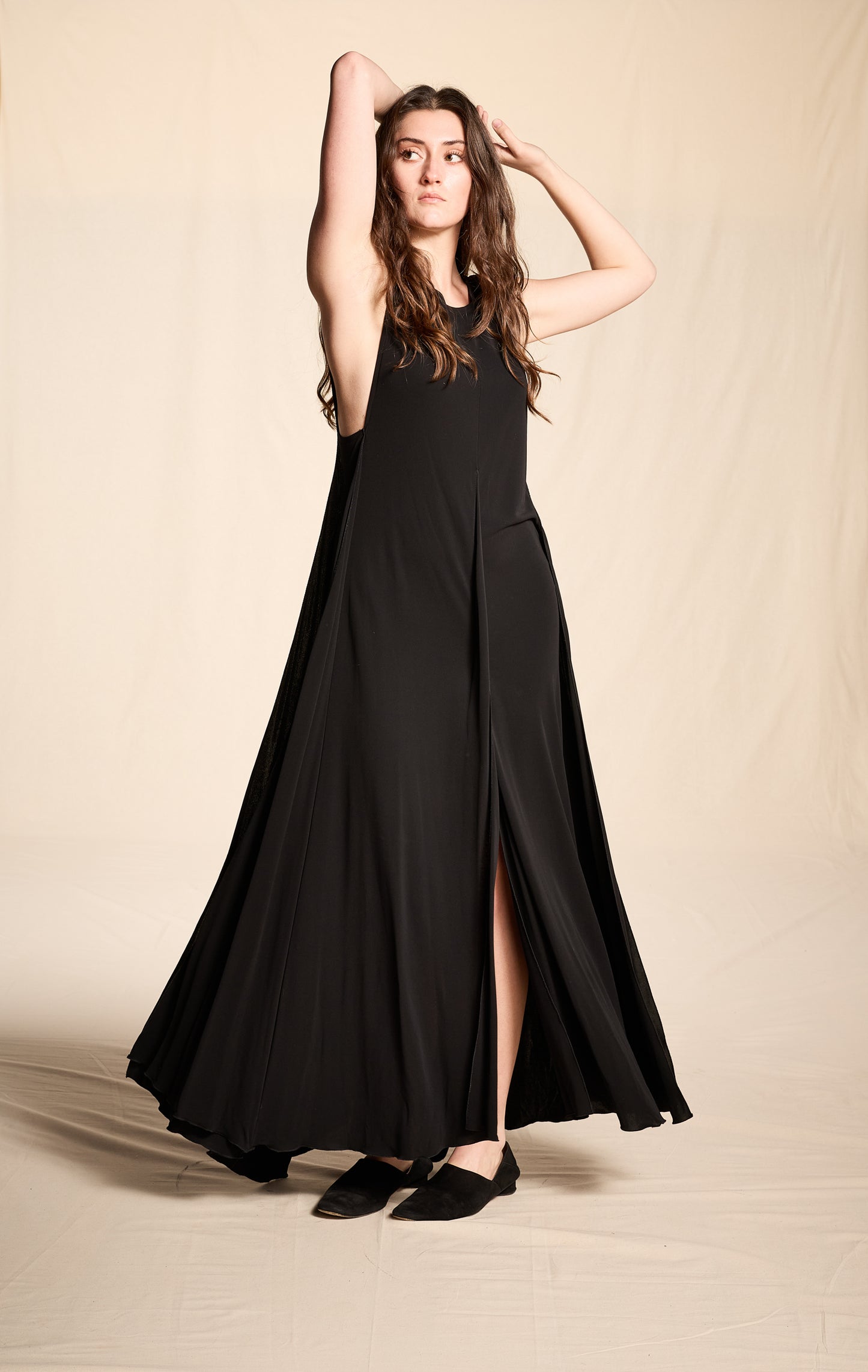 Chanel Spring 2000 Black Jersey Tent Dress