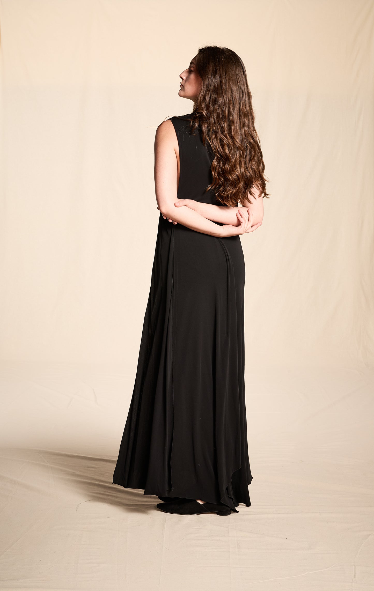 Chanel Spring 2000 Black Jersey Tent Dress